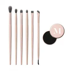 Morphe - Shaping Essentials Bamboo & Charcoal Infused Eye Brush Set Sets de brochas 1 pieces 1 Pieza