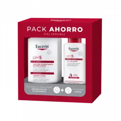 Pack pH5 Loción Hidratante Ultraligera + Gel de Baño 1200 ml