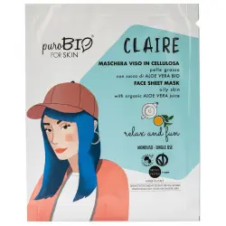 Purobio Mascarilla de Celulosa Claire, 15 ml