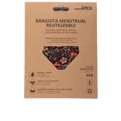 Braguita Menstrual absorción super #flores talla M