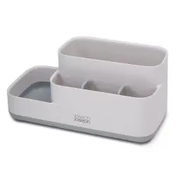 Easystore bathroom storage caddy #grey/white 1 u