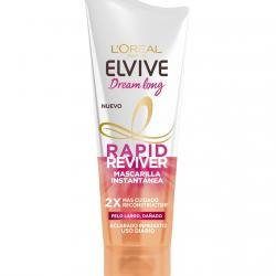 L'Oréal Paris - Mascarilla Instantánea Reconstructora Elvive Dream Long Rapid Reviver Para Pelo Largo Dañado 180ml