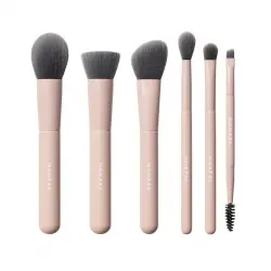 Morphe - Shaping Essentials Bamboo & Charcoal Infused Travel Brush Set Sets de brochas 1 pieces 1 Pieza