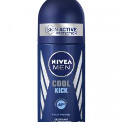 NIVEA - Desodorante Roll-on Cool Kick Skil Active Men