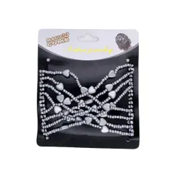 Peines Para El Cabello EZ Combs Accesorios Cabello SOHO EZ Combs Peines Elásticos para el Pelo Pack de 2 - Plateado