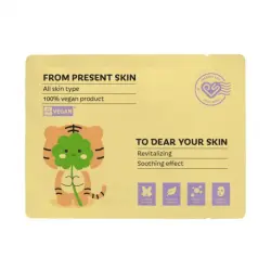Present Skin - Mascarilla facial calmante Cica For Your Skin