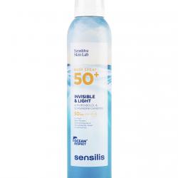 Sensilis - Spray Protector Solar Body SPF 50+ Antiedad Invisible & Light Con Bisbolol Y Schisandra Chinensis 200 Ml