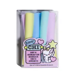 Set 2 Gomas de Borrar Chi's Sweets 38 gr