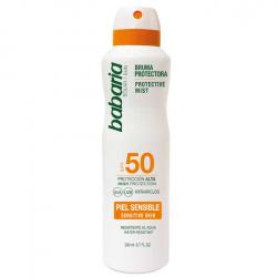 Babaria - Bruma protección solar SPF50 200ml - Pieles sensibles