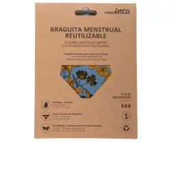 Braguita Menstrual absorción super #flores amarillas talla Xl