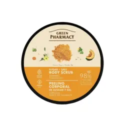 Green Pharmacy - Exfoliante corporal con azúcar - Cúrcuma + Aceite de Calabaza