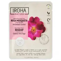 Iroha Nature - Mascarilla facial Tisú Antiedad Global - Rosa Mosqueta