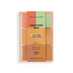 Makeup Revolution - Paleta de rostro Everything Base Face Icon Complexion - Medium