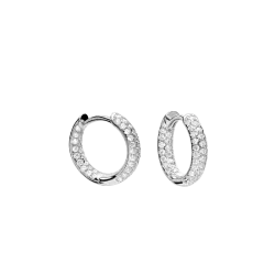 Pendientes de Plata Aro Clavel  ByDamacoco
