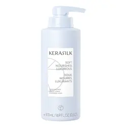 Smoothing Mask 500 ml - Kerasilk - Mascarilla de nutrición intensa y suavidad profunda para cabello seco, rebelde y/o rizado u ondulado.