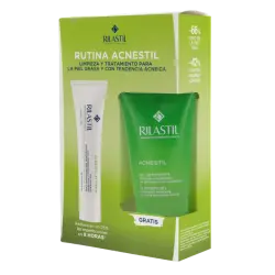 Rutina Acnestil Attiva Crema Antimperfecciones + Gel Limpiador