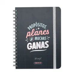 Agenda Propósitos, Planes Y Muchas Ganas