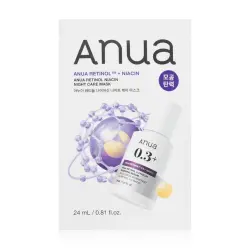 Anua - Mascarilla facial reafirmante Retinol + Niacin