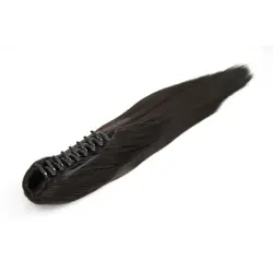 Fashiongirl - Extensiones De Cabello De Cola De Caballo Con Clip #4 Marrón - Recto Extensiones de cabello 1 pieces Marrón unisex
