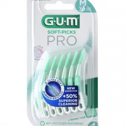 Gum - 30 Interdentales Gum® Soft-Picks® Pro Medium Gum®.