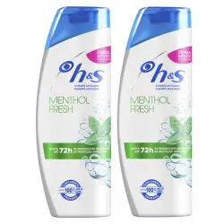H&S - Pack de dos champús anticaspa Menthol Fresh