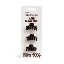 IDC Institute - Set de 3 pinzas de café Hair Claw Trio