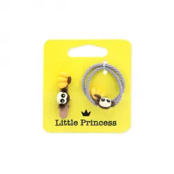 Little Princess Set Clip y Mini Gomas Mono