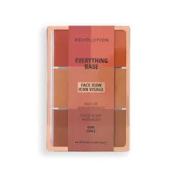 Makeup Revolution - Paleta de rostro Everything Base Face Icon Complexion - Dark