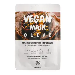 Mascarilla Facial Vegan Olive Moisturizing - Elasticity Mask 25 ml