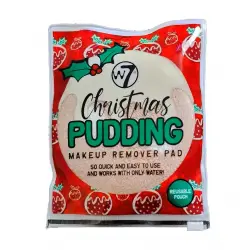 W7 - Disco desmaquillante reutilizable Christmas Pudding