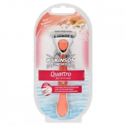 Wilkinson Quattro For Women 1 und Maquina de Afeitar