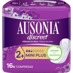 Ausonia Discreet Mini Plus 16 und Compresas Pérdidas de Orina