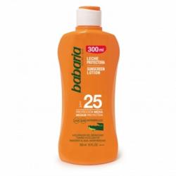 Babaria Leche Protectora Solar Aloe Vera SPF 25, 300 ml