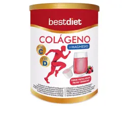 Colágeno Con Magnesio En Polvo sabor frutos rojos 250 gr