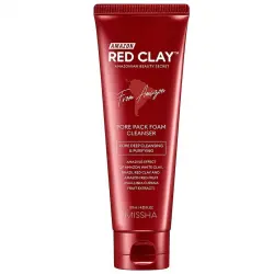 Missha - Amazon Red Clay™ Pore Pack Foam Cleanser Espumas Limpiadoras 120 ml unisex