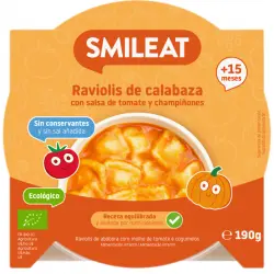 Platito Raviolis de calabaza con salsa de tomate ECO 0.19 gr