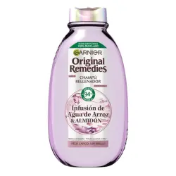 Champú Rellenador con Infusión de Agua de Arroz - Almidón 300 ml