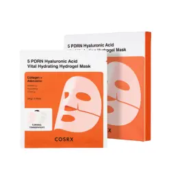 COSRX - *5 PDRN* - Pack de 3 mascarillas faciales hidratantes Hyaluronic Acid Vital