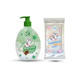 Jabón de Manos Unicornio + Toallitas 500 ml