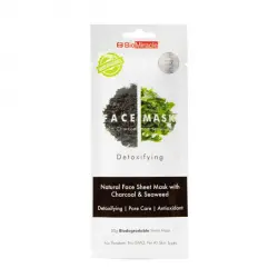 Mascarilla Facial Detoxificante con Carbón y Algas Marinas 20 gr
