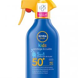 NIVEA - Spray Solar En Pistola Protege & Cuida Kids SPF 50+ Sun