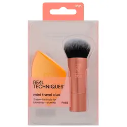 Mini Travel Duo Brocha y Esponja de Maquillaje