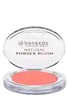 Benecos - natural beauty 91181 - rubor en polvo - prensado - con aceite de ricino orgánico - salmón atrevido