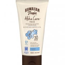 Hawaiian Tropic - Loción Facial Protectora Solar Aloha Cares SPF 30