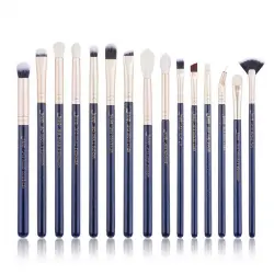 Jessup Beauty - Set de pinceles 15 piezas - T477: Prussian Blue / Golden Sands