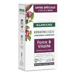 Klorane Keratin Caps 90 und Complemento Alimenticio para la Caída del Cabello