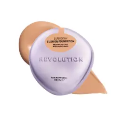 Makeup Revolution - Base de maquillaje en cushion Superdewy - Medium Tan Cool