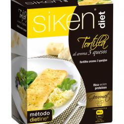 Siken® - Tortilla Al Aroma 3 Quesos 7 Sobres Diet