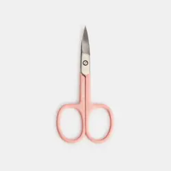 Tijeras Uñas Manicura Punta Curva Another Love Rosa