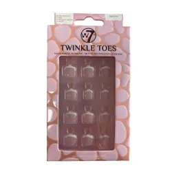 W7 - Uñas postizas para los pies Twinkle Toes - French